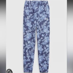 Gap x LoveShackFancy navy floral logo jogger